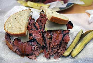 David’s brisket sandwich is the best thing we ate this week