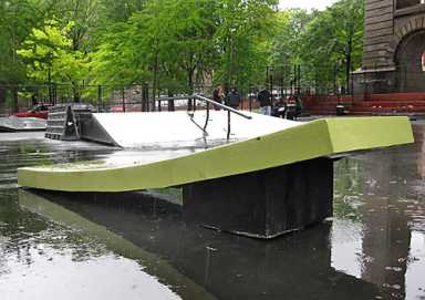 Dude, check out the new skate spot in Thomas Greene Park