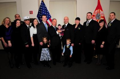 Bloomie inducts city’s newest fire commissioner