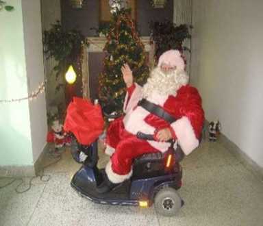 Imagine that – snow sidelines Santa Claus