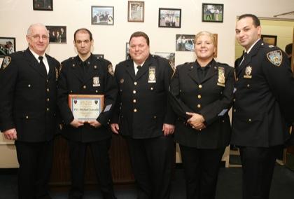 NYPD brass salutes special 71st Precinct crime-buster