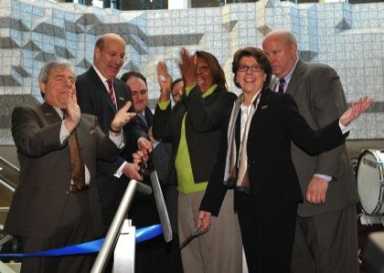 All aboard in Downtown Brooklyn!