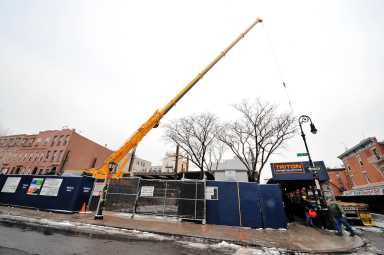 Oliver House work continues