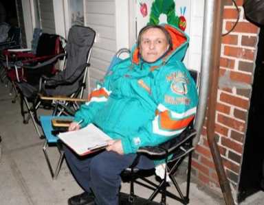 Marine Park parents freeze for kids