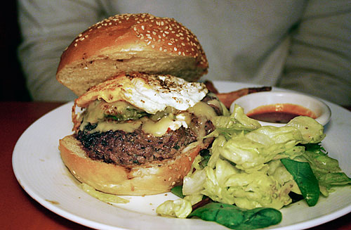 A burger by way of the islands
