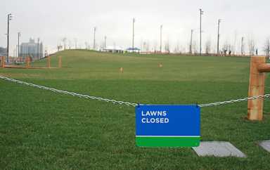 Brooklyn Bridge bark! No dogs allowed in park portion opened today!