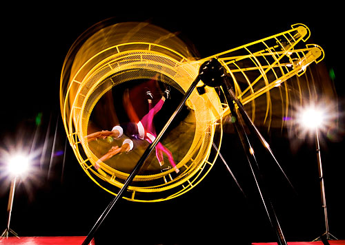 High-wire act in Williamsburg