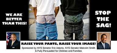 Youths to Sen. Adams — keep your hands off my pants!