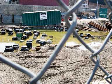 This construction project really stinks (no, really)