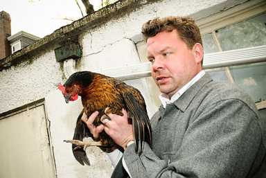 Eat local? How about farm local? This guy did it
