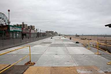 A concrete Boardwalk? Call it the Riegelmann Sidewalk in Coney