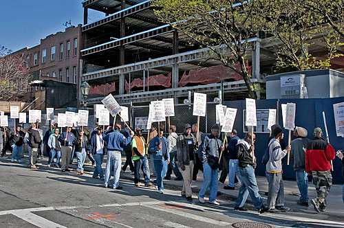 ‘Labor’ pains at Carroll Gardens job site