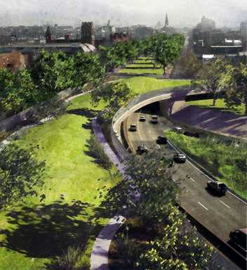 Locals want BQE cover-up