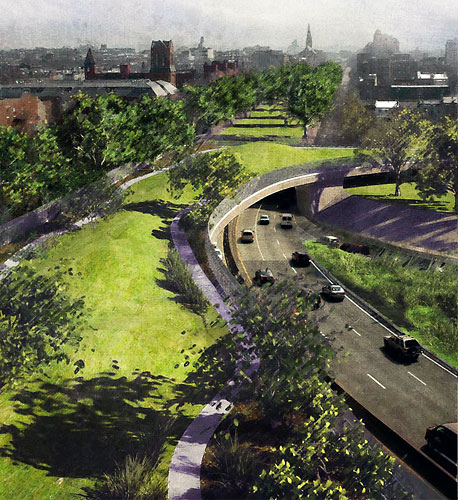 Locals want BQE cover-up