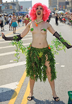 Mermaids on parade!