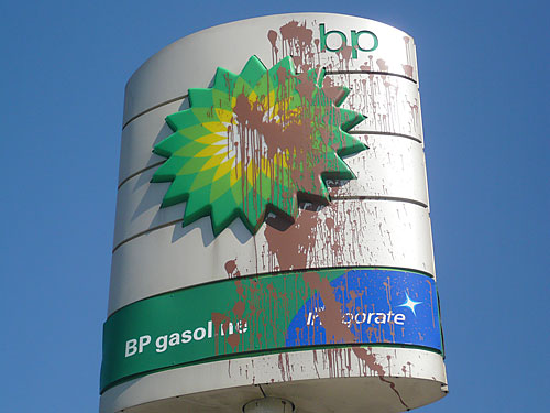 Vandals attack BP station in Williamsburg