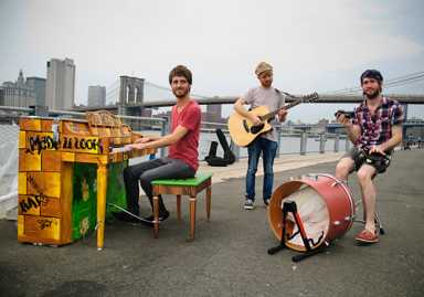 This band really enjoyed those free pianos (you can, too)!
