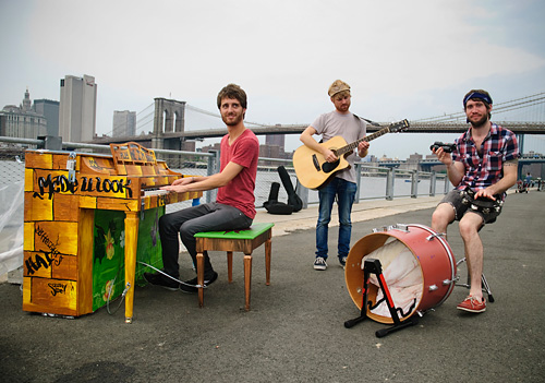 This band really enjoyed those free pianos (you can, too)!