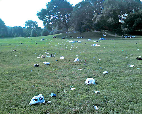 Holy crap! Prospect Park was even worse THIS weekend!