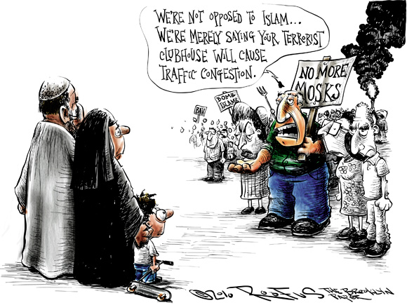 Roofus: Mosque protesters aren’t only interested in traffic