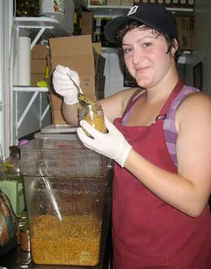 Cutting the mustard! Greenpoint woman makes the good stuff