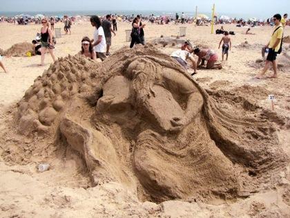 Coney Island sand-sculpting contest this weekend