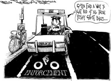 Roofus: Cops are to blame for ‘ghost’ bikes