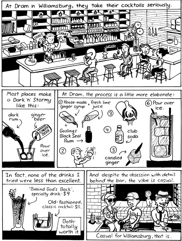 Our cartoonist says: ‘Get a dram at Dram’