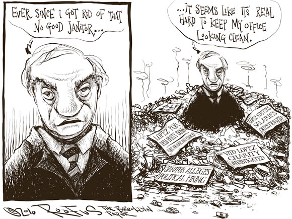 Roofus: Vito runs a dirty office