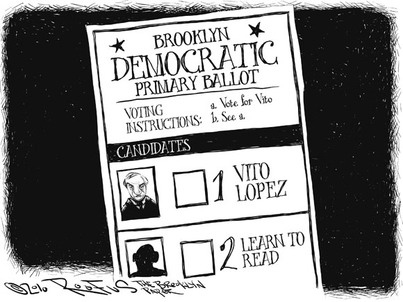 Roofus: Lopez gives voters no choice