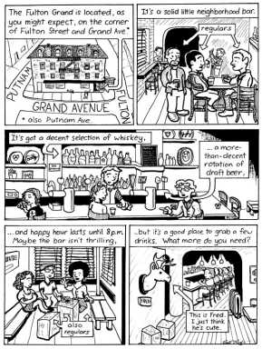 Our cartoonist says: ‘Fulton Grand is well named’