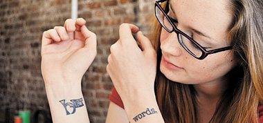 Lit for tat! Two needle artists show off the best bookish tattoos