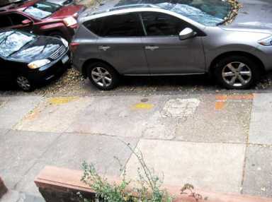 What’s wrong with this sidewalk? She’d like to know