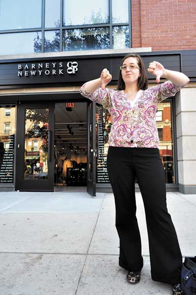 Too fat for Barneys? Our reporter can’t fit into the largest size at new retailer