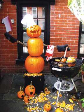 These jack-o-lanterns are real cutups