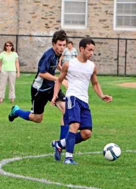 Getting his kicks: Marando stars on Xaverian football, soccer teams