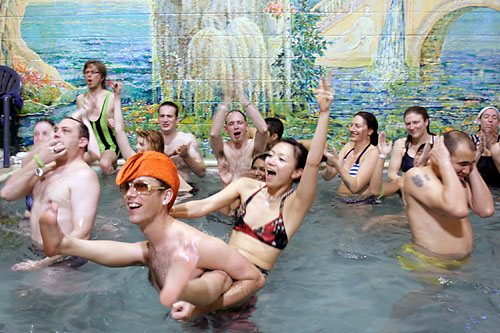 Get steamy with a dance party at a Russian bath