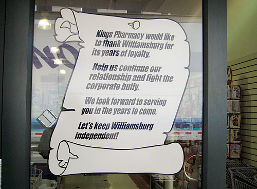 Battle on Bedford! Duane Reade takes on the little guy in Williamsburg
