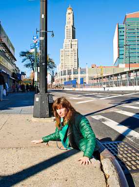 The sidewalk that swallows women whole!