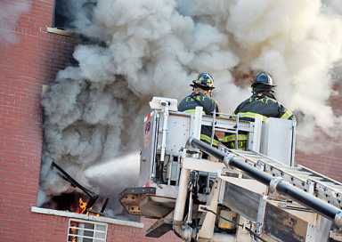 Big fire going on right now in the Slope!