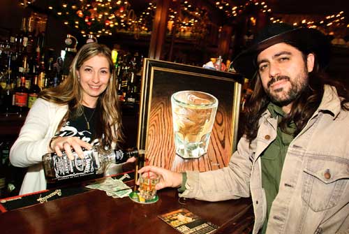 Drink to that! Ridge artist is drawn to bars