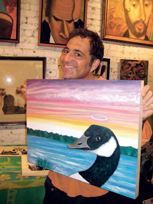 Slope man’s art felt tribute to slaughtered geese