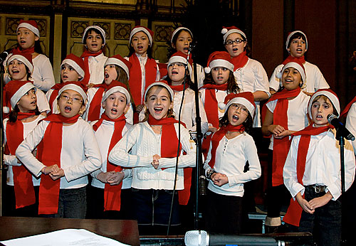 Belt out the holiday classics at the Jingle Bell Jamboree on Saturday