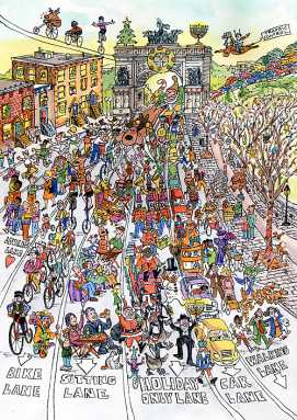 Marty’s lane pain is fodder for his Christmas card