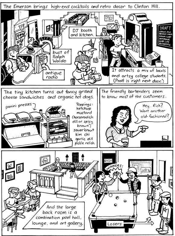 Our cartoonist says: The Emerson is quite poetic