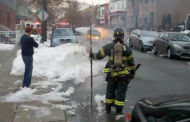 Fire in the hole! Salty snowmelt sparks Kensington blaze