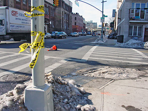 Hit-and-run on Flushing Avenue