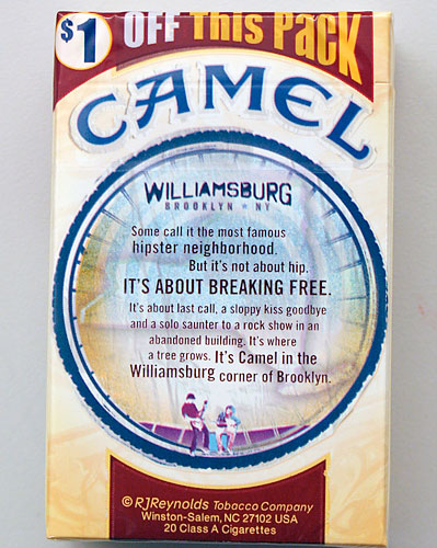 Smoker’s cough! Our columnist test drives the new ‘Williamsburg’ Camels