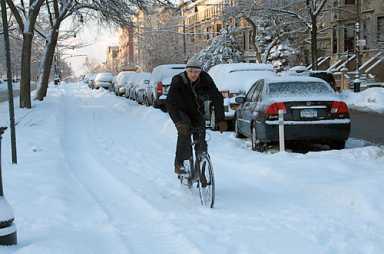 Snow problem on Prospect Park West