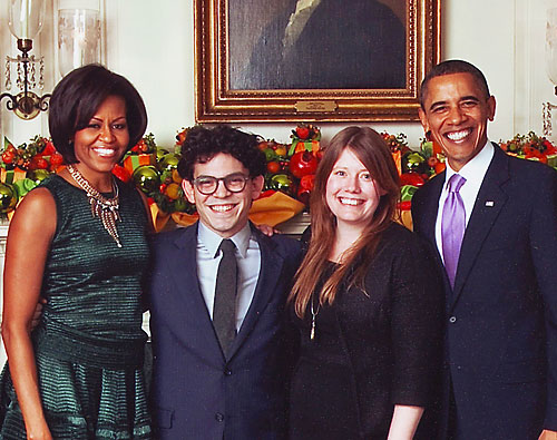 Obama visits with ‘President’ Restler